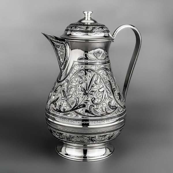 Небольшой серебряный кувшин, 1,250 л, кв079