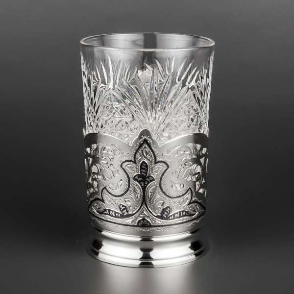 Подстаканник из серебра 875 пробы, 230 мл, пд026