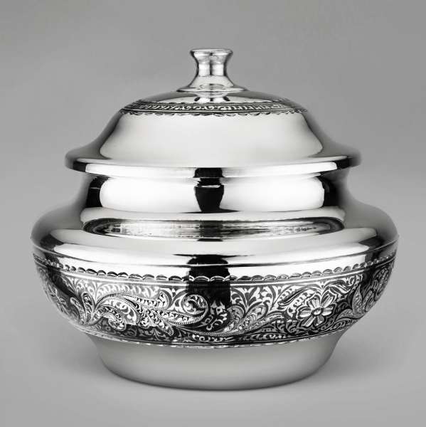 Серебряная сахарница (боченок для меда), сх00057