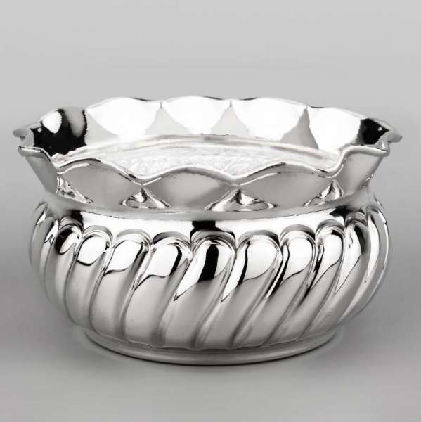 Серебряная конфетница «Волна», кф163