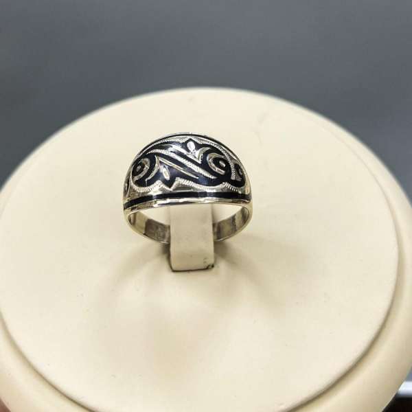 Серебряное кольцо тест, к159