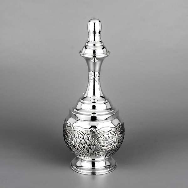 Серебряный набор для водки на шесть персон Раздолье, вс068