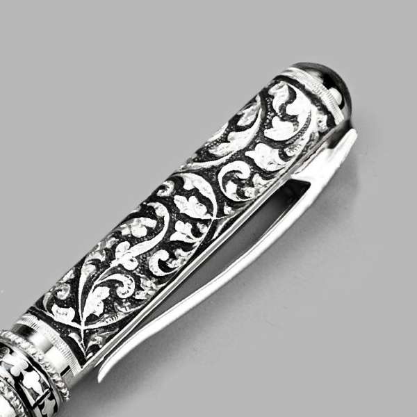 Серебряная ручка авторской работы Падишах, РУЧ58