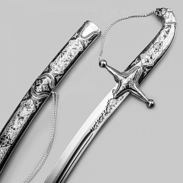 Серебряная сабля Дикая кошка, САБ017