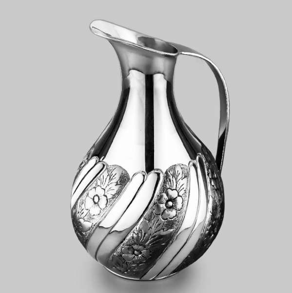 Изящный серебряный кувшин  с узким горлышком, КВ203
