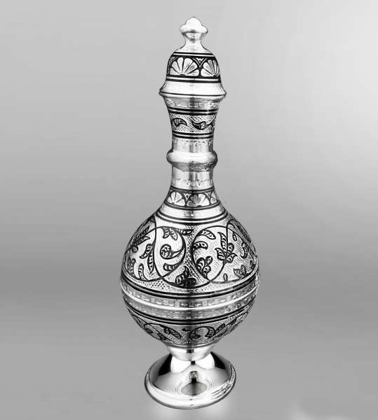 Оригинальный Водочный набор из серебра На троих, ВС03