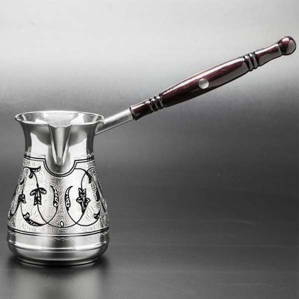 Турка серебряная для кофе, т002