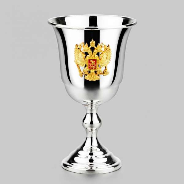 Набор  из шести серебряных рюмок Патриот, р110-6