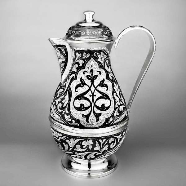 Небольшой серебряный графин для воды Аладин, КВ240