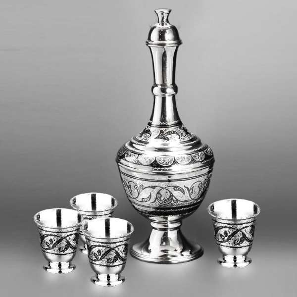 Серебряный набор для водки Оригинал, вс047