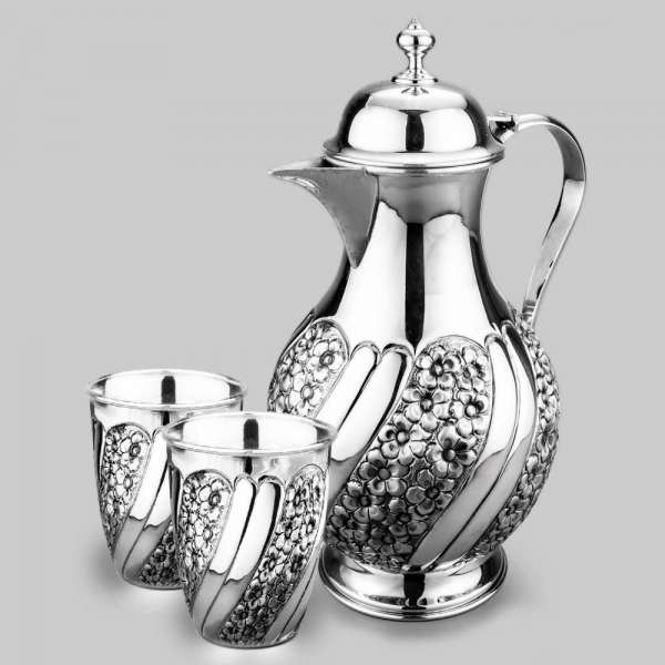 Серебряный набор для воды Весна, ндв103