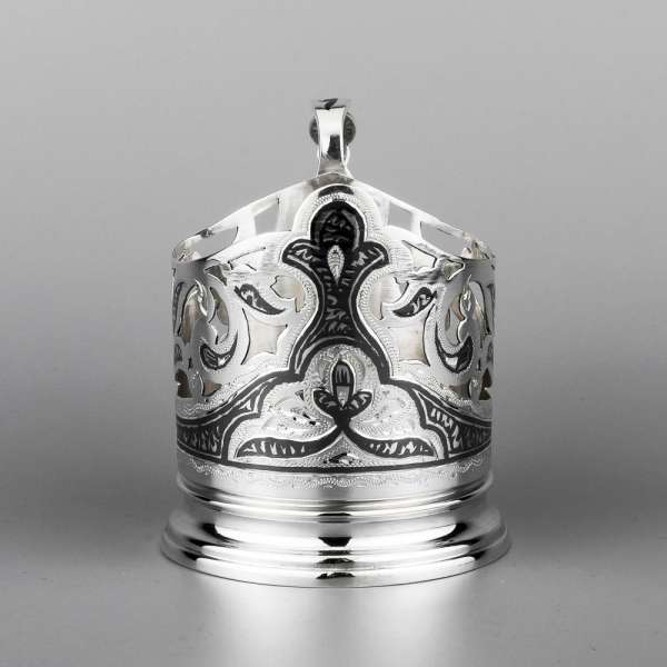 Серебряный Кубачинский подстаканник, пд001