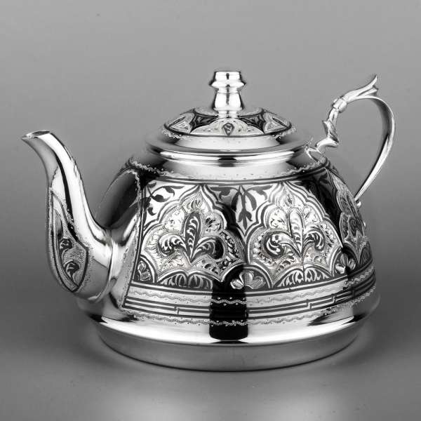 Чайник заварочный из серебра, чн0005